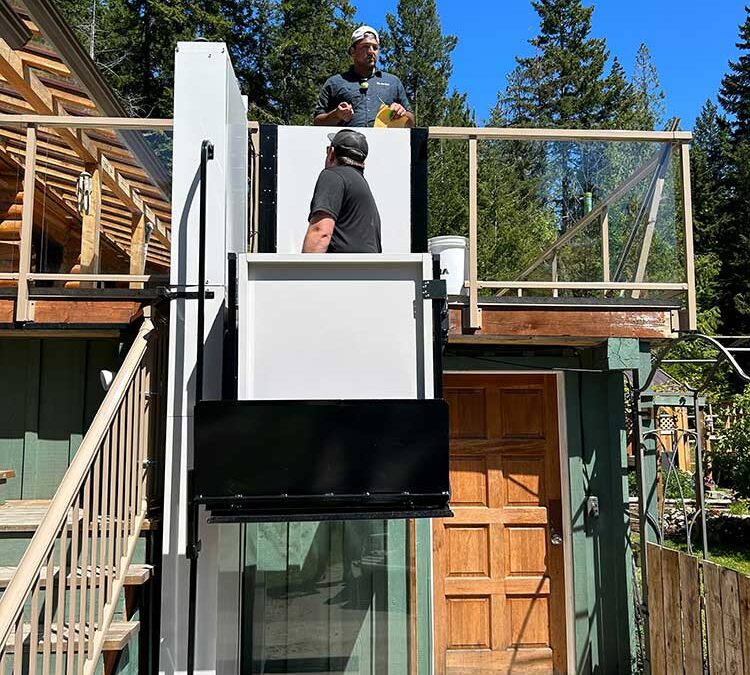 Vertical Platform Lift Installation Lund, BC