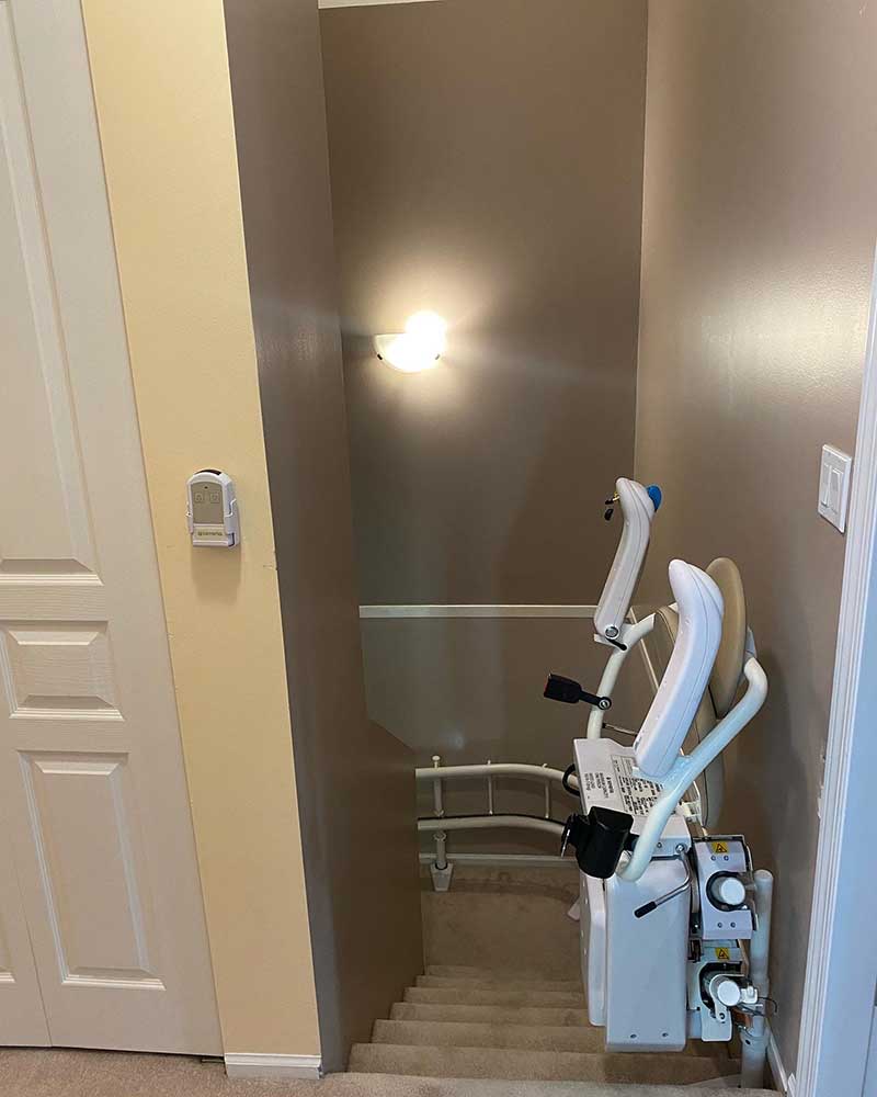Curved Stairlift Installation Surrey BC