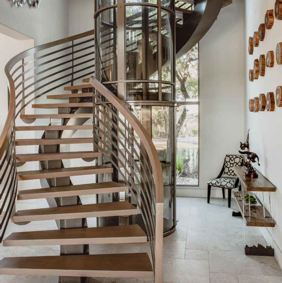 pneumatic elevator installation