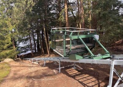 Hillside Tram Installation Muskoka, Ontario