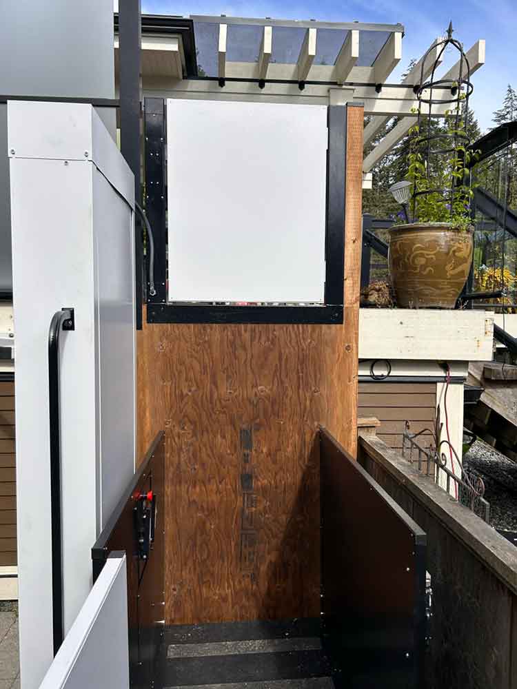 Vertical platform lift North Vancouver installation