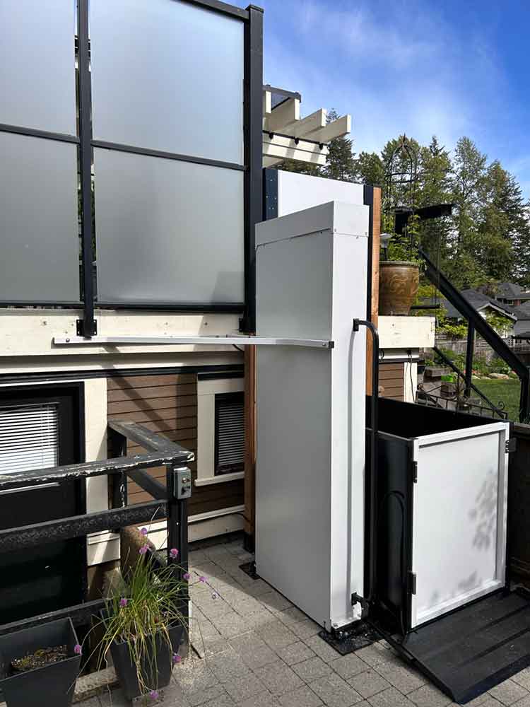 Vertical platform lift North Vancouver installation