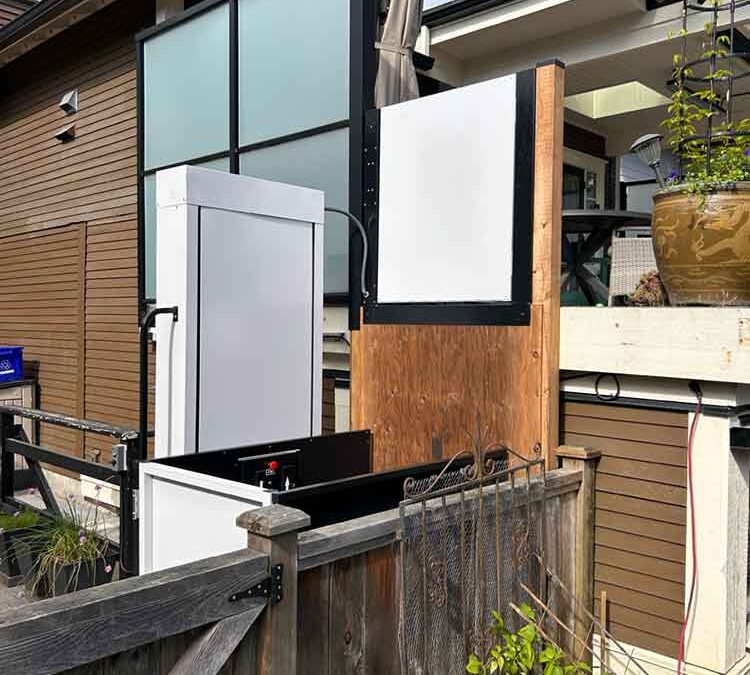 Vertical Platform Lift North Vancouver Installation
