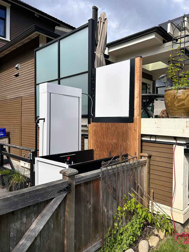Vertical platform lift North Vancouver installation